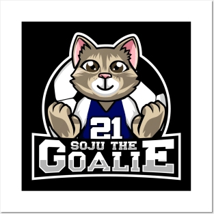 Cat Goalie 1 Posters and Art